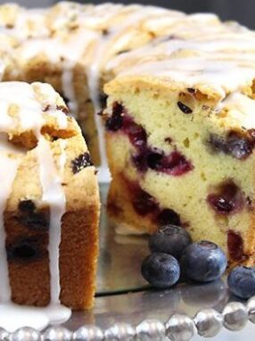 Blueberry Lemon pound cake