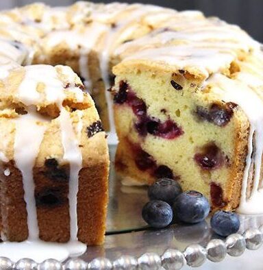 Blueberry Lemon pound cake