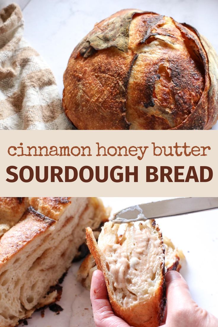 Cinnamon Honey Butter Sourdough Bread