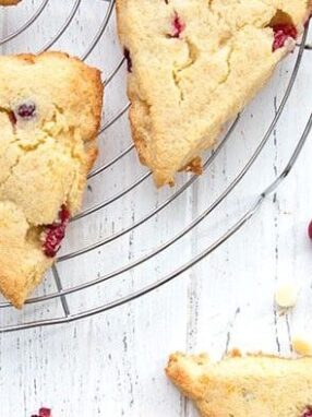 Gluten Free Cranberry Orange Scones