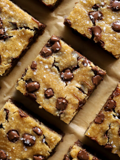 Greek Yogurt Blondie Brownies