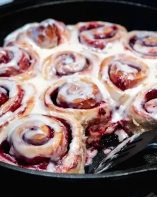 Sourdough Berry Sweet Rolls