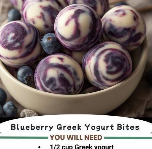 Blueberry Greek Yogurt Bite