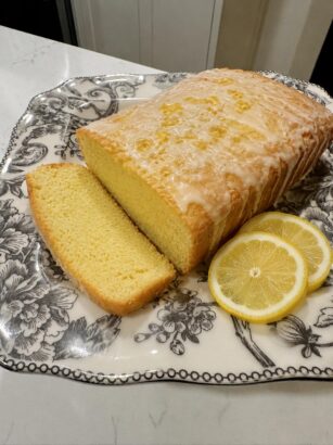 3-Ingredient Sourdough Lemon Cake