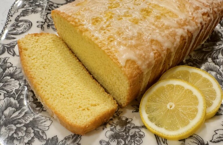3-Ingredient Sourdough Lemon Cake