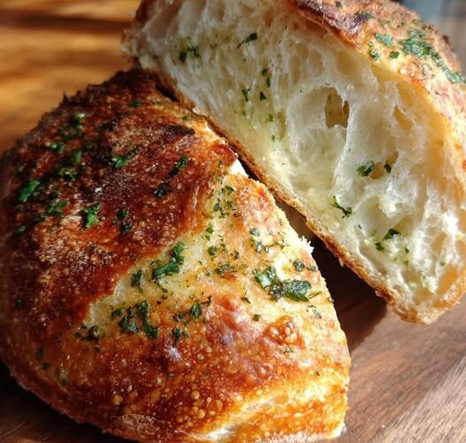 Garlic and Herb Sourdough Bread