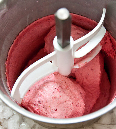 Thermomix Strawberry Ice Cream