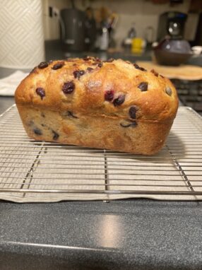 Gluten-Free Blueberry Cream Cheese Loaf