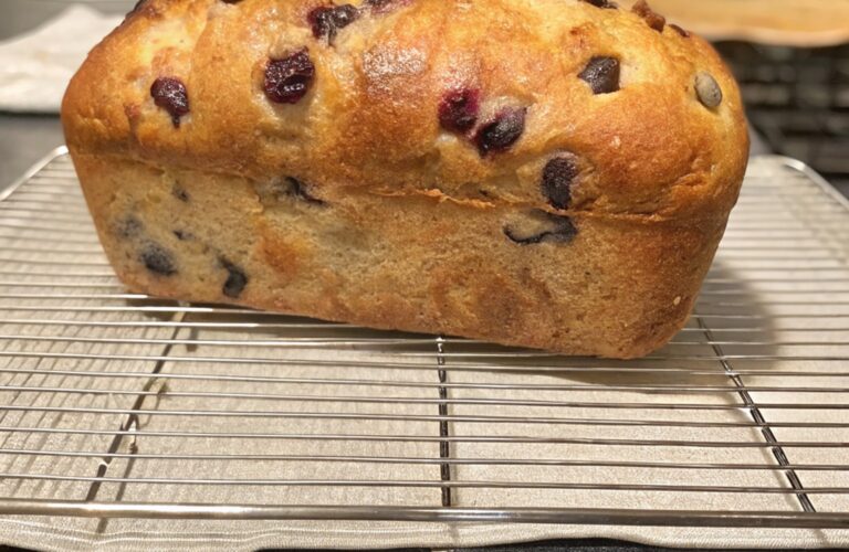 Gluten-Free Blueberry Cream Cheese Loaf