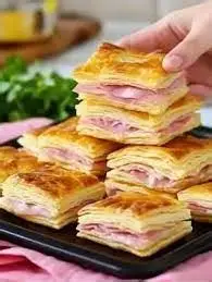 Air Fryer Ham and Cheese Puff Pastry
